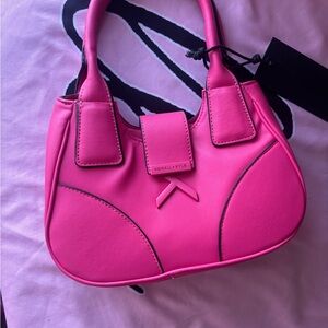 Bright Neon Pink Kendall & Kylie Shoulder Bag – Bold & Boujee Vibe